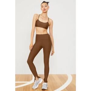 Alo Yoga Airlift High-Waist Elongated Legging Brown L